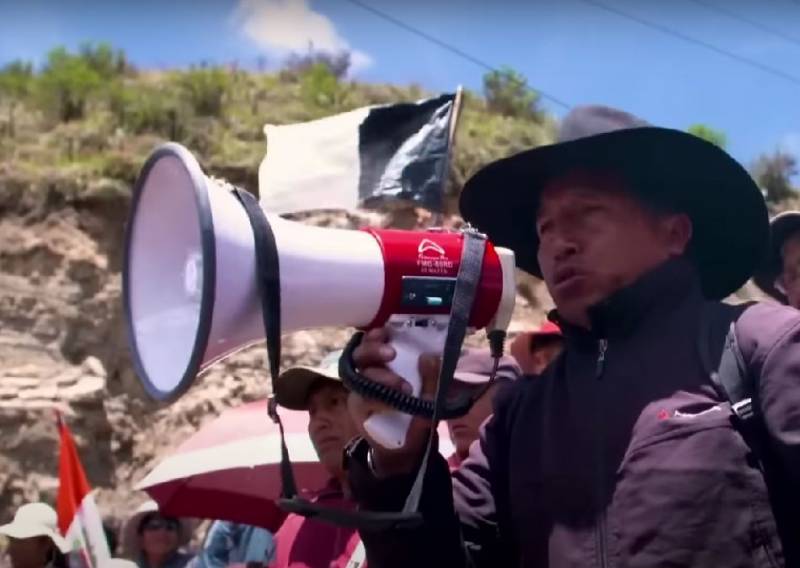وصفت الصحافة الغربية الاحتجاجات المناهضة للحكومة في بيرو بأنها سبب محتمل لزيادة أسعار النحاس العالمية
