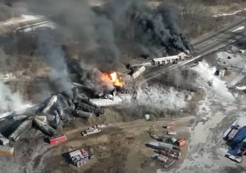 In the United States, there was the second major train derailment in a month with dangerous chemicals