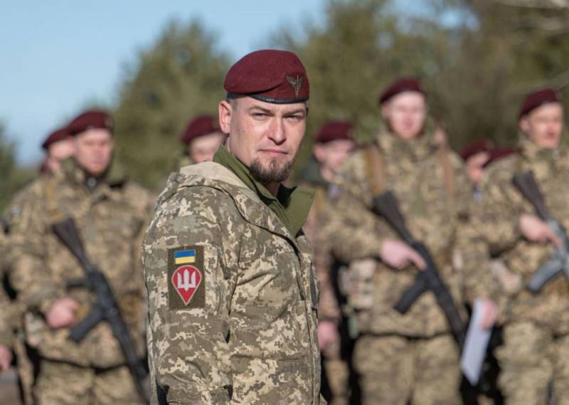 Almanya'da, Ukrayna Silahlı Kuvvetlerinin eğitimli militanları, gamalı haçı sergilemenin kabul edilemez olduğu konusunda uyarıldı.