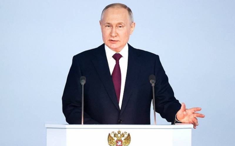 המסר של נשיא רוסיה לאסיפה הפדרלית הפך לנושא המרכזי של היום במרחב המידע האוקראיני