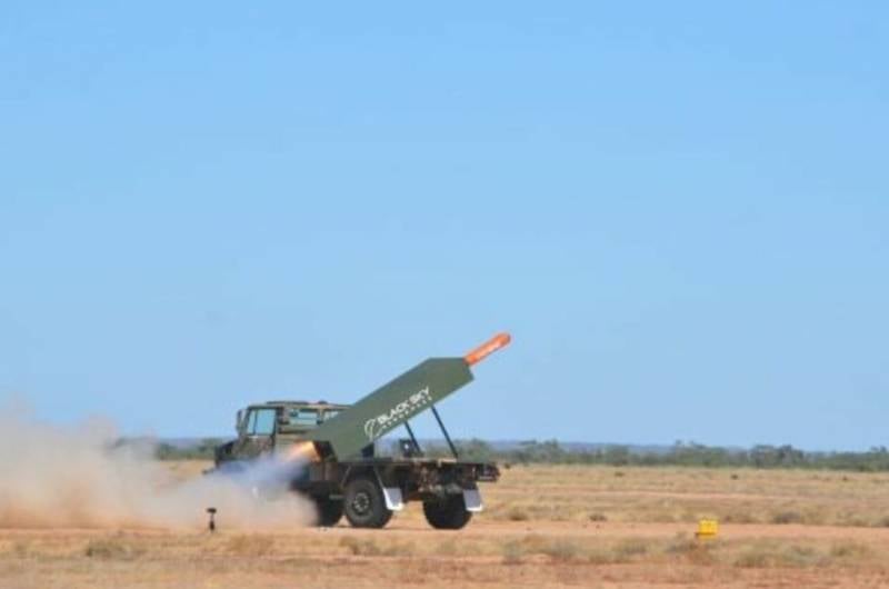 Une société australienne a testé un missile à longue portée TM229 à partir d'une plate-forme à roues