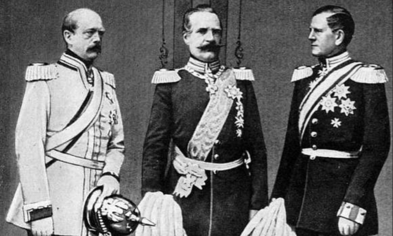 Bismarck, Roon en Moltke