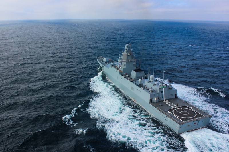 Mídia: Pela primeira vez em exercícios internacionais, a fragata Almirante Gorshkov lançará o míssil Zircon
