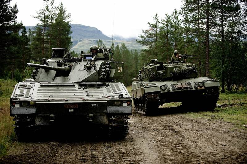 우크라이나용 노르웨이 보병 전투 차량 및 자주포