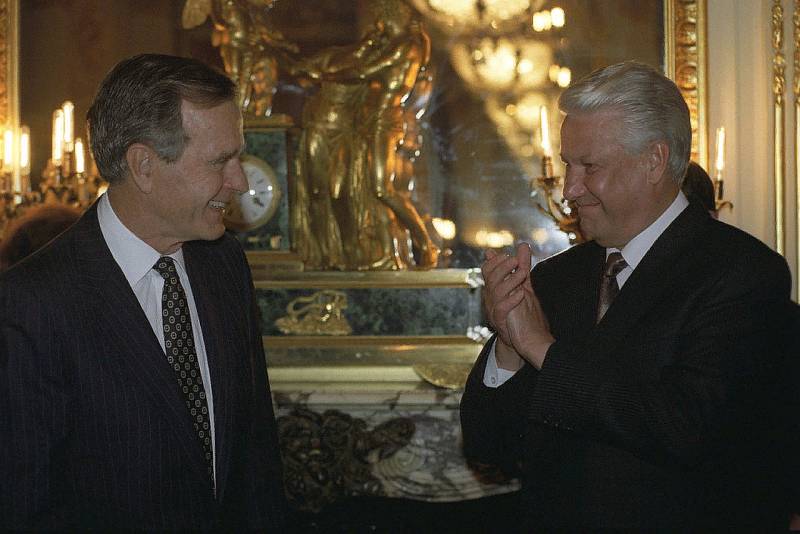 Arquivos dos EUA: em 1992, Boris Yeltsin falhou em persuadir George W. Bush a passar da amizade russo-americana para uma cooperação real