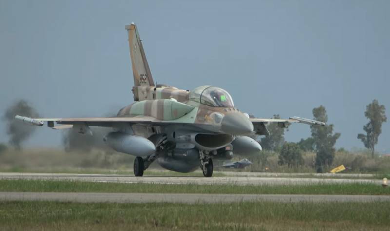 Israeli air force strikes in the central part of the Gaza Strip