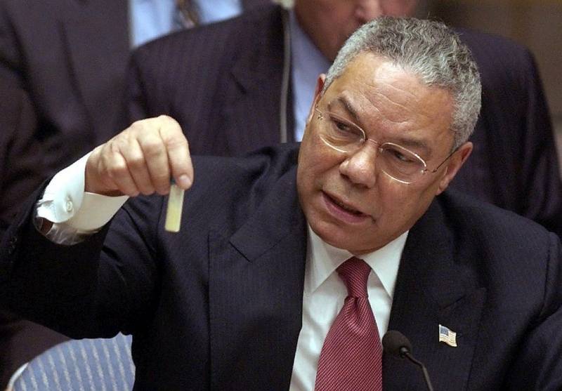 Nel 2003, la maggior parte dei giornalisti delle Nazioni Unite non credeva alle affermazioni del Segretario di Stato Powell secondo cui l'Iraq aveva armi biologiche.