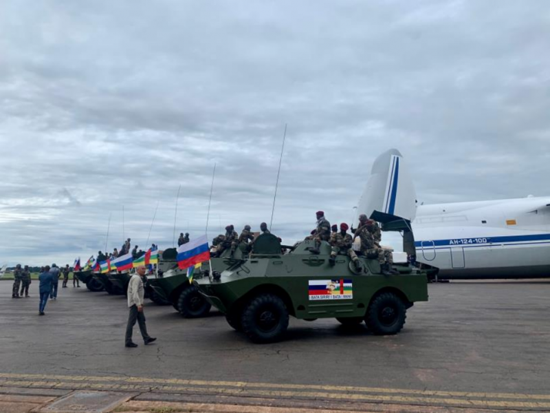 Gli istruttori militari russi hanno continuato l'addestramento del personale dell'esercito e della gendarmeria della CAR