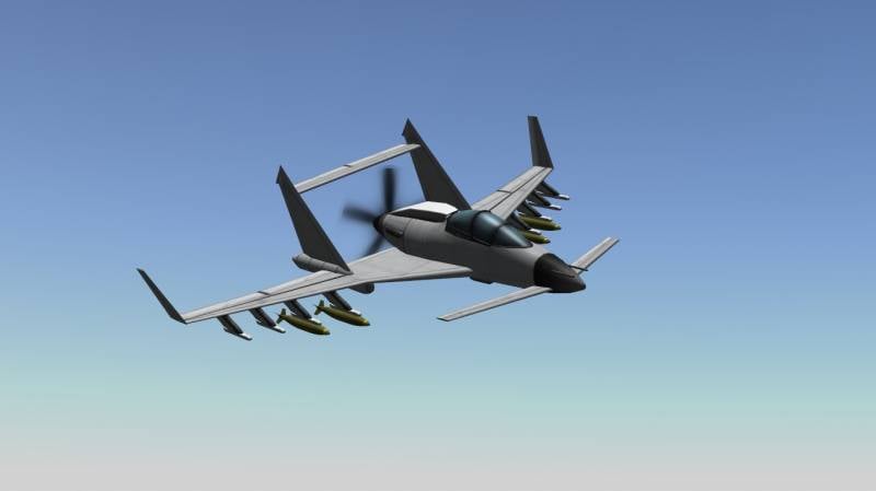 Kompleks pesawat serang yang menjanjikan, berdasarkan pengalaman NWO