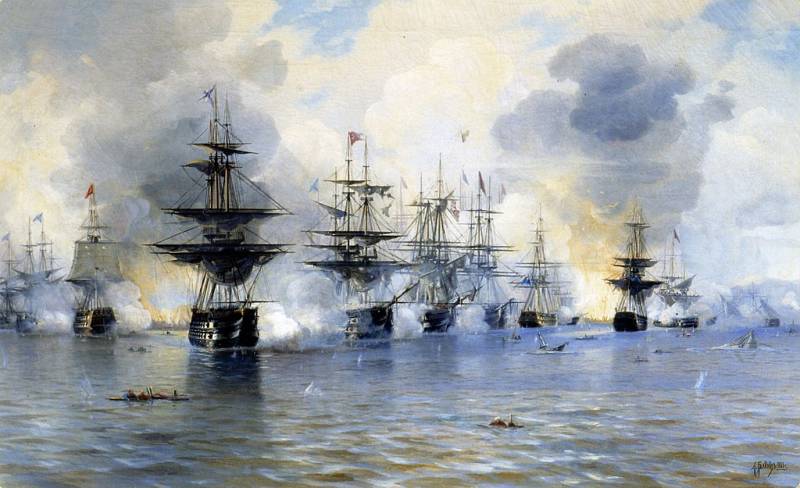 Разгром турецко-египетского флота в Наваринском сражении