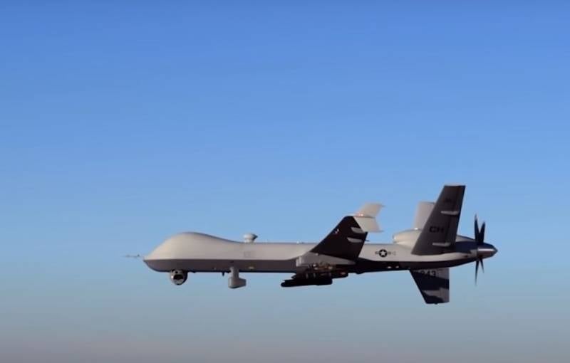 تم إرسال طائرة بدون طيار أمريكية أخرى من طراز MQ-9 Reaper إلى موقع تحطم طائرة أمريكية بدون طيار في البحر الأسود