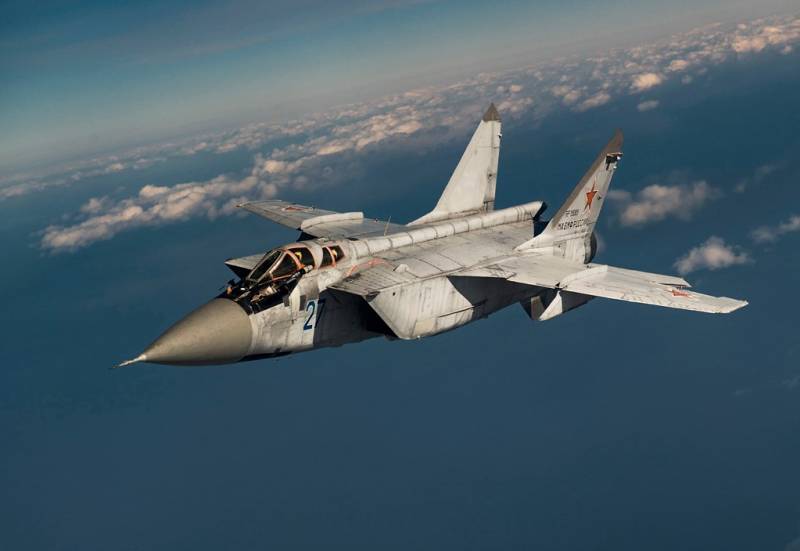 På grund av starten av den ryska MiG-31K med "Daggers" ombord har en larm för flyganfall utlysts i hela Ukraina