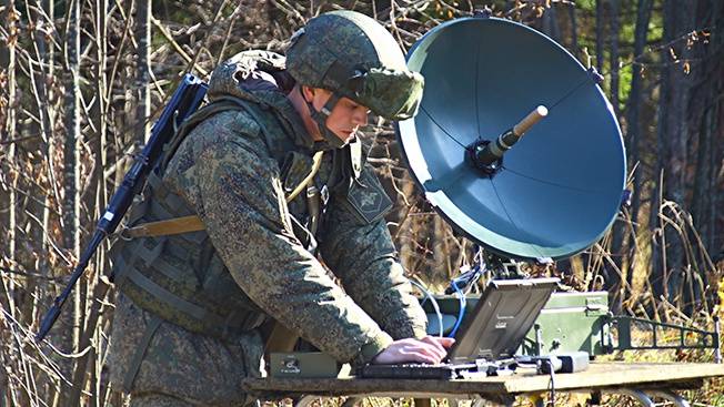 Communication problems in the Russian army