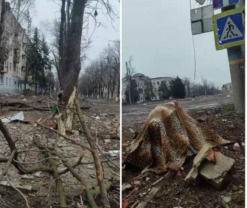 우크라이나군이 촬영한 영상은 자유광장 지역인 바흐무트 중심부에서 이미 전투가 벌어지고 있음을 확인시켜줍니다.