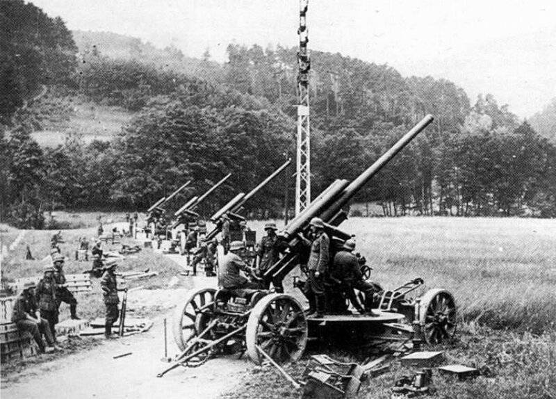 Чешские зенитные орудия в ПВО нацисткой Германии