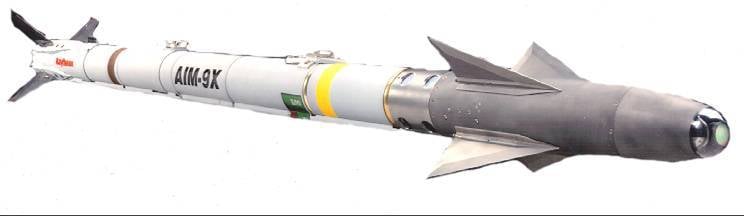 Hordozók és platformok az AIM-9X Sidewinder rakétához