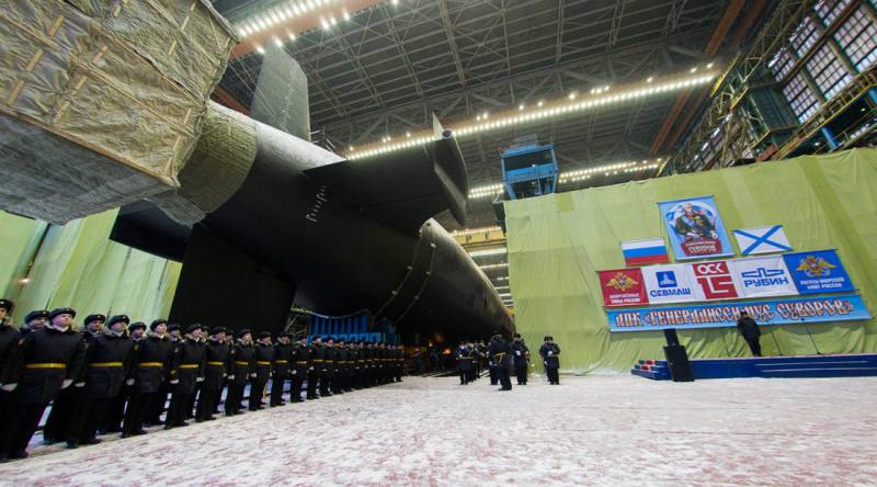 達成と計画: ロシア海軍の新しい潜水艦