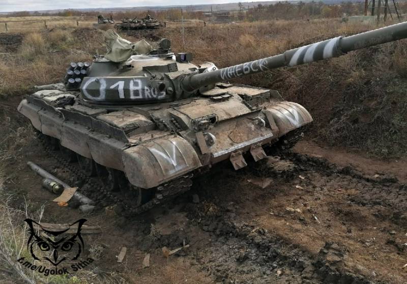 Т-62М образца 2022 года без дополнительной динамической защиты
