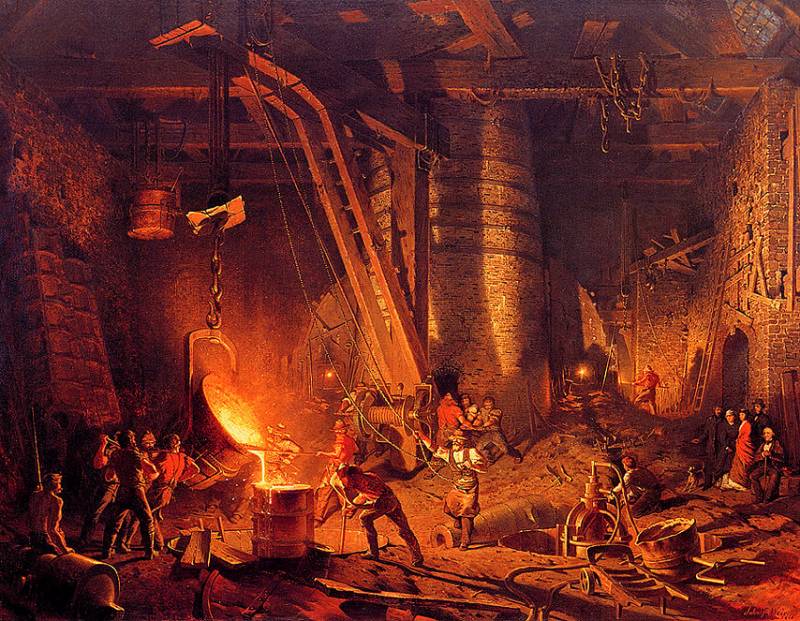 Het begin van de industriële revolutie: de vooravond van de Napoleontische oorlogen