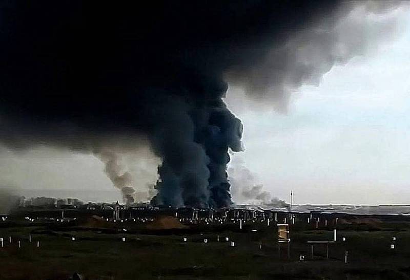 L'esercito russo ha distrutto il deposito delle forze armate ucraine con 70mila tonnellate di carburante