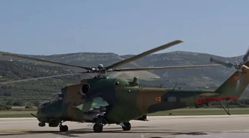 Kuzey Makedonya, Mi-24 saldırı helikopterlerini Ukrayna'ya devretmeye hazır olduğunu resmen doğruladı