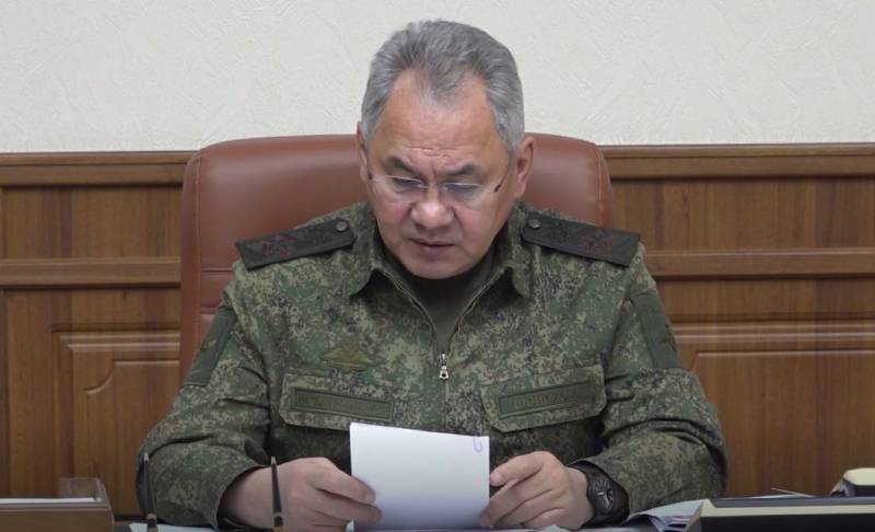 Sergei Shoigu, who arrived in the NMD zone, reported a multiple increase in the production of all types of ammunition