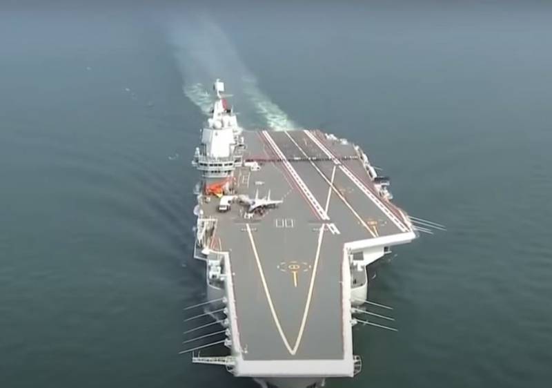 PLA Navy hangarfartygsgrupp upptäckt sydost om Taiwan