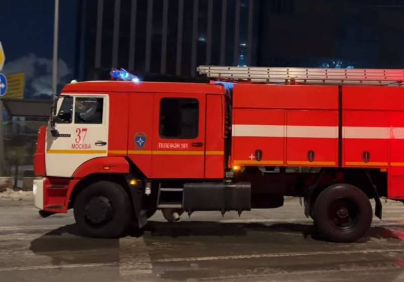 В Москве произошел пожар в одном из зданий Министерства обороны РФ
