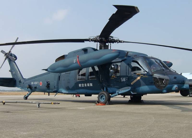 Helikopter wojskowy UH-60 Black Hawk zniknął z radarów w Japonii
