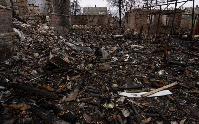 A photo published by the Ukrainian military proves the defeat of the weapons and ammunition depot in Konstantinovka by Russian troops