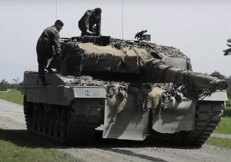 Танку Leopard оторвало башню на полигоне в Польше из-за действий украинского экипажа