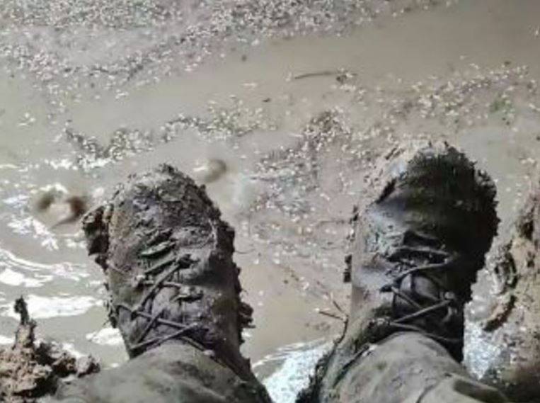Появились кадры из затопленных водой окопов ВСУ на Запорожском направлении