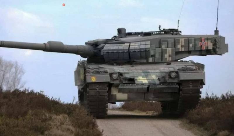 Hoe zou een volledige bodykit van "Contact" op een Duitse tank eruit zien - een foto die op het net loopt en eruitziet als een fotomontage