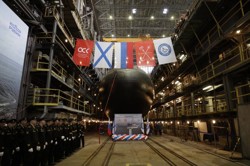 Пятая дизель-электрическая подводная лодка «Можайск» для Тихоокеанского флота спущена на воду