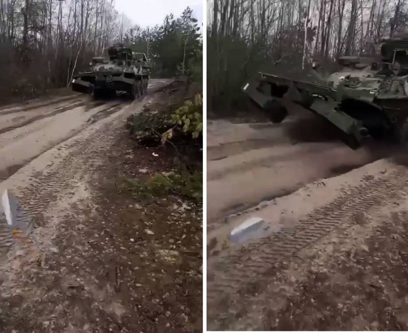 Angkatan Bersenjata Ukraina nyiapake kanggo nyerang, nglengkapi kendaraan lapis baja karo penyapu ranjau NATO LWMR
