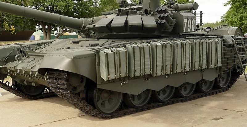 T-72B3 مدل 2016 با محافظ دینامیک در محفظه نرم