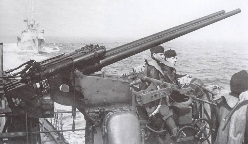 30-мм автоматические и 37-мм полуавтоматические зенитные установки немецкого флота в годы Второй мировой