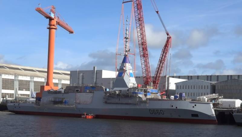 „Pretins sabotaj”: cabluri tăiate la fregata franceză în construcție
