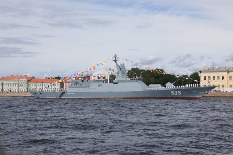 Построенный для Черноморского флота корвет Меркурий продолжает прохождение госиспытаний на Балтике
