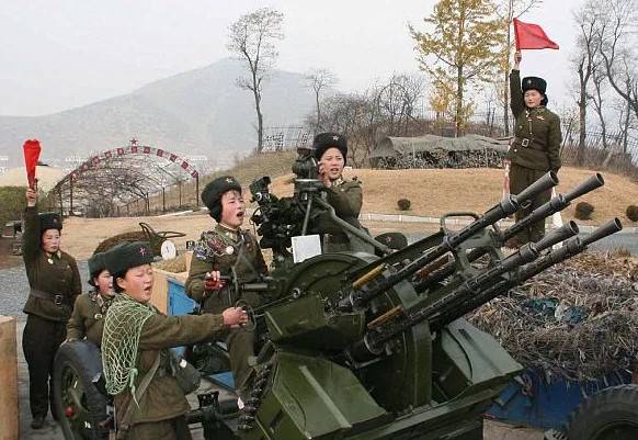 Система ПВО КНДР: зенитные артиллерийские и пулемётные установки