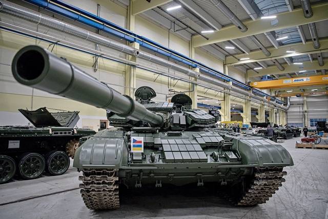 Модернизированный чехами Т-72М1 для ВСУ