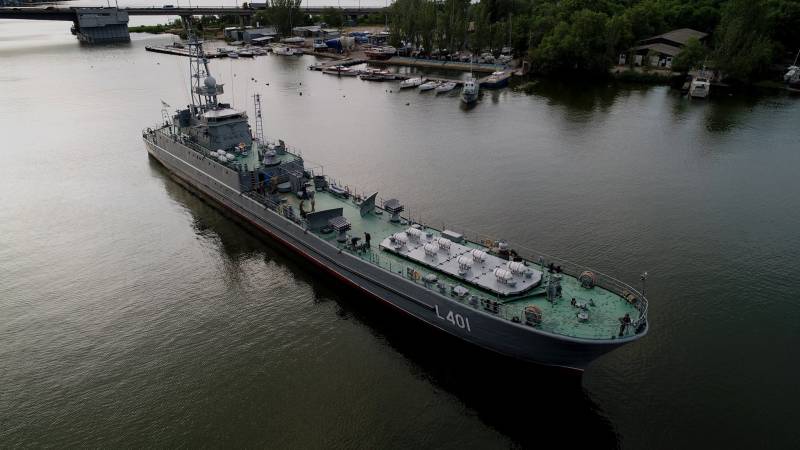 Министерство обороны подтвердило уничтожение в порту Одессы последнего боевого корабля ВМС Украины «Юрий Олефиренко»