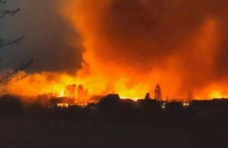 Генштаб ВСУ сообщил о «поражении» российских ракет и БПЛА на фоне пожаров по всему Киеву