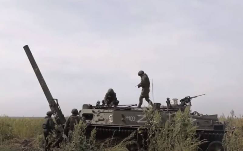 Bemanningen van Tyulpan-mortieren van de RF-strijdkrachten brachten een nederlaag toe aan een cluster van AFU-militanten in Velikaya Novoselka