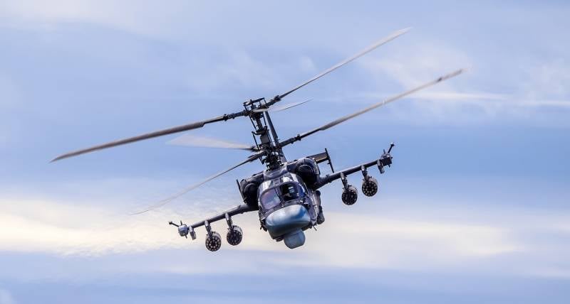 전투 헬리콥터 - NVO 구역에서 적 기갑 유닛의 돌파구에 대응하기 위한 기반