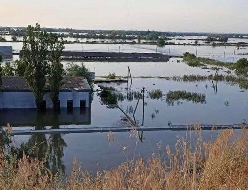 Située à une centaine de kilomètres de la centrale hydroélectrique de Kakhovskaya, la ville de Nikolaev est rapidement inondée