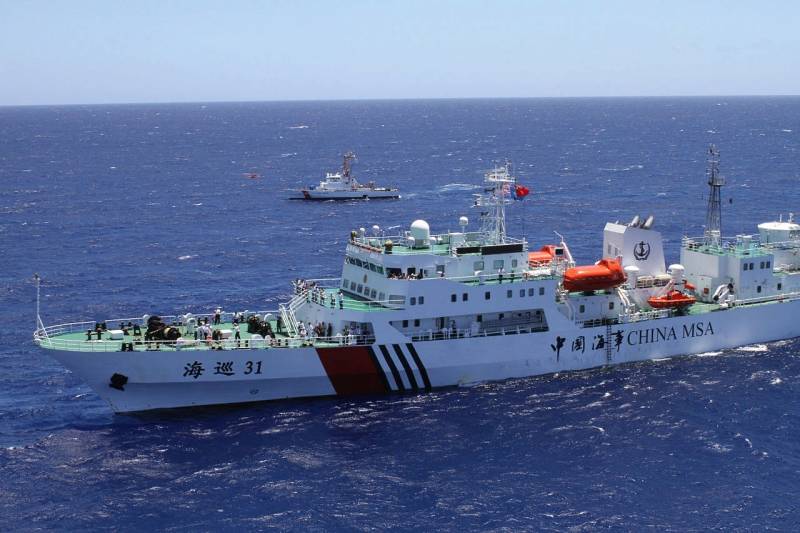 中国海警开始在有争议的西沙群岛巡逻