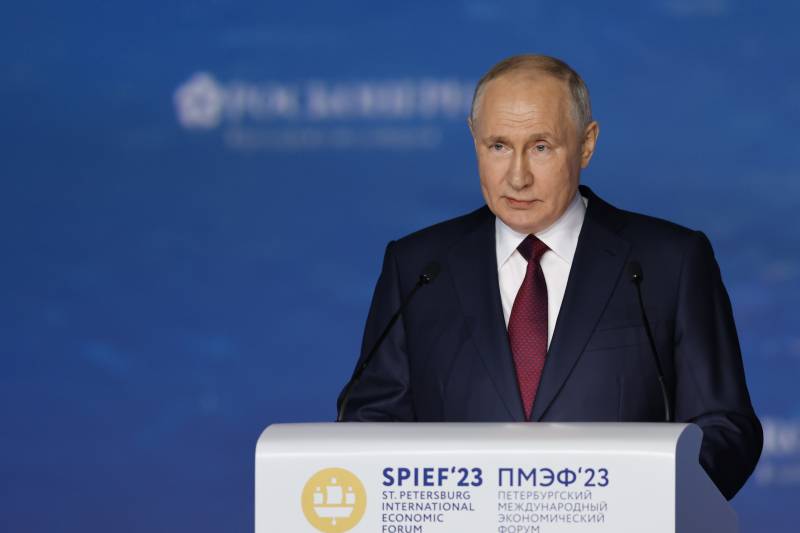 Президент России на ПМЭФ: Войну на Украине начал киевский режим при поддержке Запада