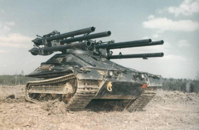 Шестиствольная 106-мм противотанковая самоходная артиллерийская установка M50 Ontos