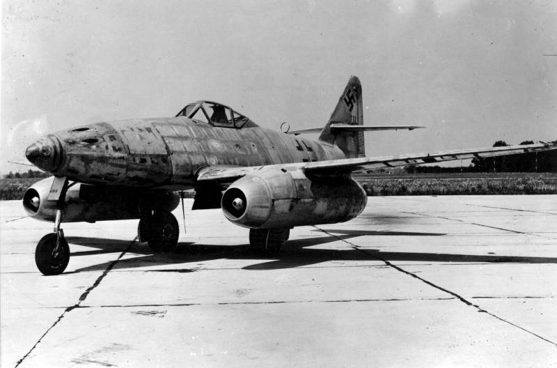 O ponto fraco dos caças Messerschmitt Me.262